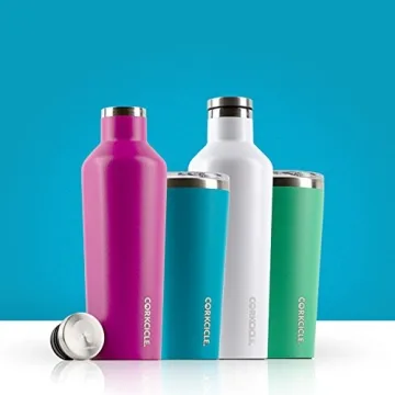 Corkcicle Canteen Waterman Collection-Water Bottle & Thermos-Triple Insulated Shatterproof Stainless Steel, Waterman Pink, 25 oz