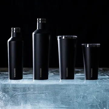 Corkcicle Canteen Waterman Collection-Water Bottle & Thermos-Triple Insulated Shatterproof Stainless Steel, Waterman Pink, 25 oz