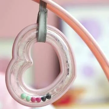 Bright Starts Disney Baby MINNIE MOUSE Infant to Toddler Rocker & Seat with Vibrations and Removable -Toy Bar, 0-30 Months Up to 40 lbs (Forever Besties)