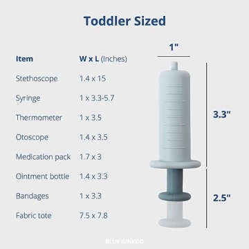 BLUE GINKGO Toddler Doctor Kit - 10-Piece Playset