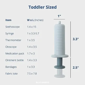 BLUE GINKGO Toddler Doctor Kit - 10-Piece Playset