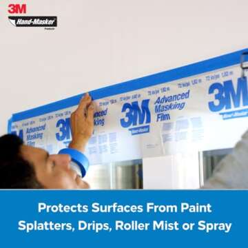 3M™ Hand-Masker™ Pre-Loaded Dispensers, Masking Film Tape Kit