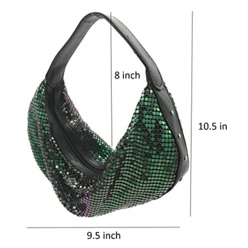 Elegant Metal Mesh Evening Bag for Special Occasions