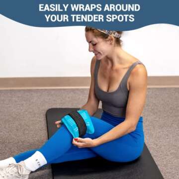 Comfytemp Reusable Gel Ice Packs for Injuries, 2 Pack with Double Sided Design, Hot & Cold Packs Compress for Injury, Body Pain Relief, Knees, Shoulders, Back, Ankles, Arms, Elbow, FSA HSA Eligible