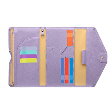 ZOPPEN Multi-Purpose RFID Blocking Passport Holder Wallet for Travellers