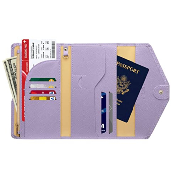 ZOPPEN Passport Holder for Travel with RFID Protection