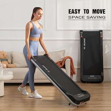 Versatile 2 in 1 Treadmill Walking Pad for Home & Office