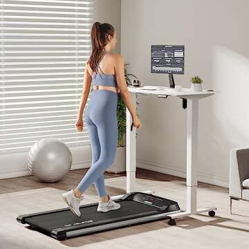 Versatile 2 in 1 Treadmill Walking Pad for Home & Office