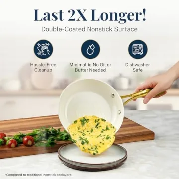 Gotham Steel 20 Pc Ceramic Cookware Set Nonstick Essentials