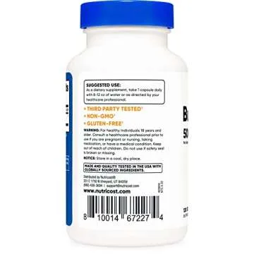 Nutricost Burdock Root 500mg Capsules - Vegetarian & Gluten Free