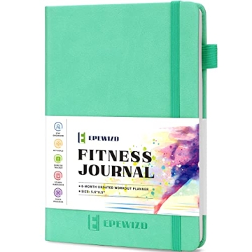 Durable 6-Month Fitness Journal | EPEWIZD Workout Planner