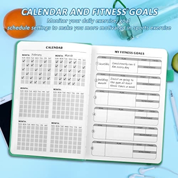 Durable 6-Month Fitness Journal | EPEWIZD Workout Planner