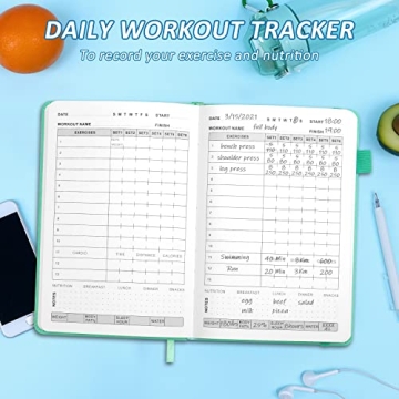 Durable 6-Month Fitness Journal | EPEWIZD Workout Planner