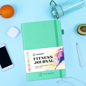 Durable 6-Month Fitness Journal | EPEWIZD Workout Planner
