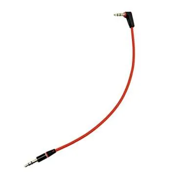 Seadream 2Pack 8inch 3.5mm Right Angle Audio Cable