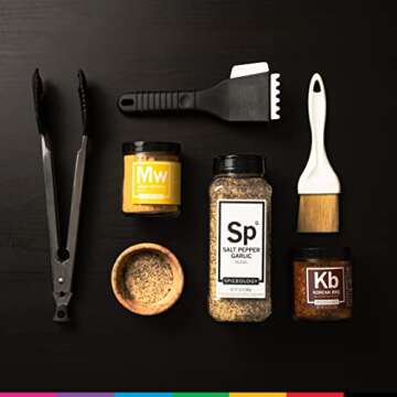 Spiceology - Salt Pepper Garlic - SPG - Use On: Steak, Chicken, Hamburgers, Brisket, Turkey, Stew - BBQ Rub - Seasoned Salt - Spices and Seasonings - Grill Seasoning