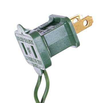 Vickerman 30" Tall Caramel Pine Artificial Christmas Tree, 50 Warm White Italian LED Mini Lights, Seasonal Indoor Home Decor with Decorative Burlap Base