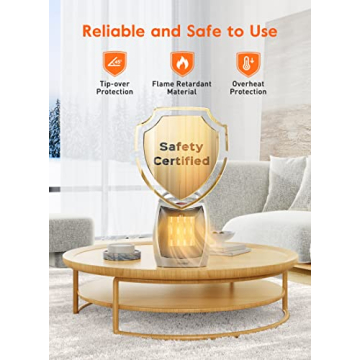 GiveBest Portable Electric Space Heater for Home and Office Warmth