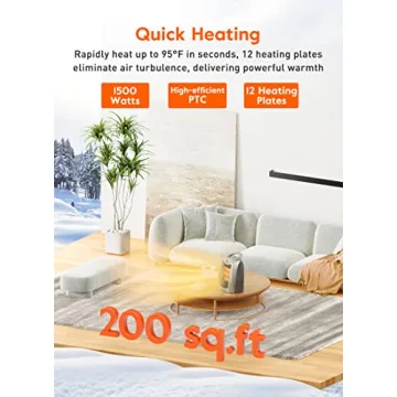 GiveBest Portable Electric Space Heater for Home and Office Warmth