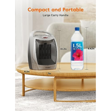 GiveBest Portable Electric Space Heater for Home and Office Warmth