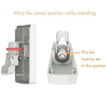 Hands Free Toothpaste Dispenser and Toothbrush Holder Set