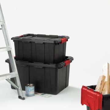 Durable Sterilite Industrial Tote Set for Effective Storage