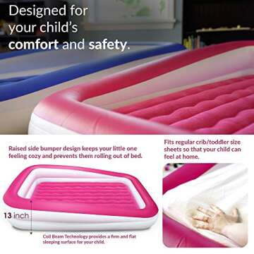 EnerPlex Inflatable Travel Bed for Kids and Toddlers