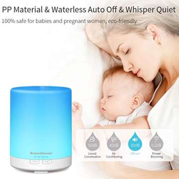 InnoGear 300ml Essential Oil Diffuser with Nightlight and Timer