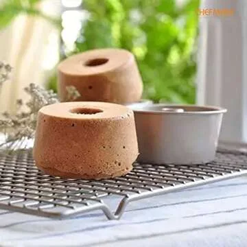 CHEFMADE Mini Angel Food Pan Set for Baking Delights