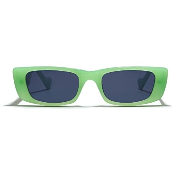 Stylish VANLINKER Retro Rectangle Sunglasses with UV400 Protection