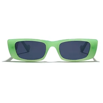 Stylish VANLINKER Retro Rectangle Sunglasses with UV400 Protection