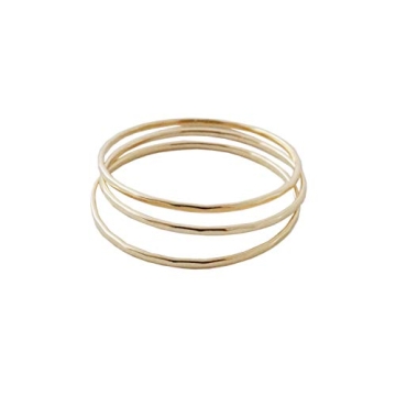 Honeycat Super Skinny Stacking Rings Set - Minimalist Jewelry