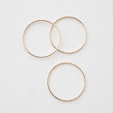 Honeycat Super Skinny Stacking Rings Set - Minimalist Jewelry