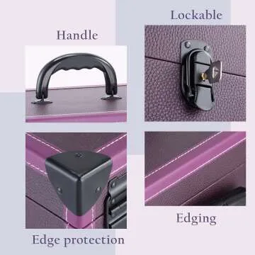 FRENESSA Wheeled Nail Case - Organize Your Supplies