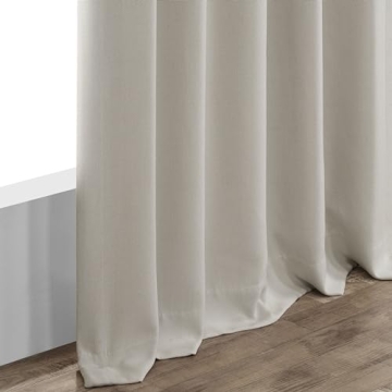 Stylish Faux Linen Room Darkening Curtains Perfect for Any Room