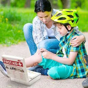 M2 BASICS 321 Piece First Aid Kit for Home and Travel