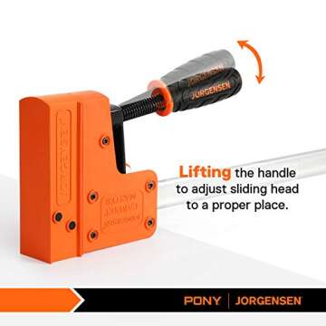 JORGENSEN 48-inch Bar Clamps Set - Heavy-Duty, Versatile