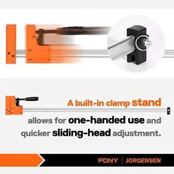 JORGENSEN 48-inch Bar Clamps Set - Heavy-Duty, Versatile