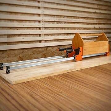 JORGENSEN 48-inch Bar Clamps Set - Heavy-Duty, Versatile