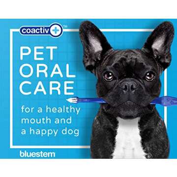 Dog Toothbrush and Toothpaste : Vanilla Mint Flavor Tooth Paste with Tooth Brush for Dogs. Teeth Brushing Cleaner Pet Breath Freshener Oral Care Dental Cleaning Kit. Tartar & Plaque Remover Brushes