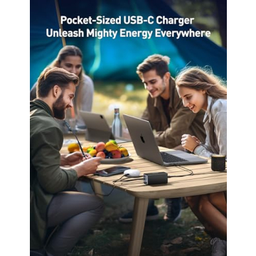Alfox 200W USB C Charger - 6 Port Fast Charging Station