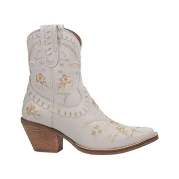 Dingo Boots Women's Primrose Fashion Boot, White, 9