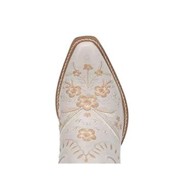 Dingo Boots Women's Primrose Fashion Boot, White, 9