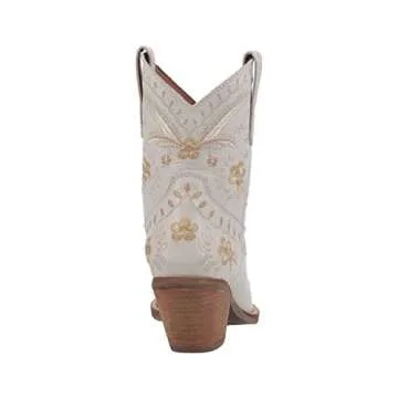 Dingo Boots Women's Primrose Fashion Boot, White, 9