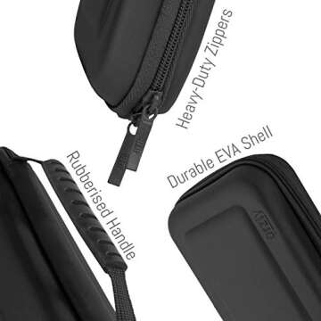 Orzly Switch Lite Case - Durable Travel Protection & Storage