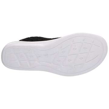 BZees womens Secret Wedge Sandal, black crochet, 6.5 M US