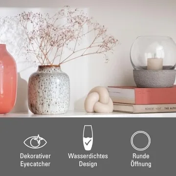 Villeroy & Boch Lave Home Nek Vase Small Beige 41.5oz