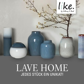 Villeroy & Boch Lave Home Nek Vase Small Beige 41.5oz