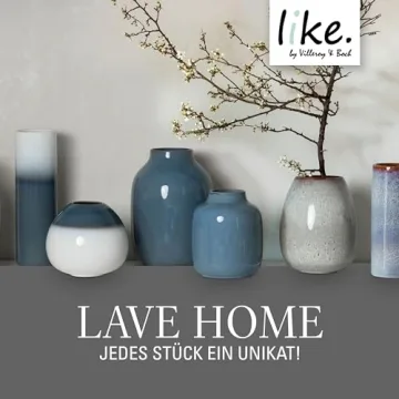 Villeroy & Boch Lave Home Nek Vase Small Beige 41.5oz