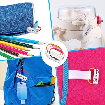 Crowye Waterproof Shoe Tags for Kids - 400 Pcs Durable Labels